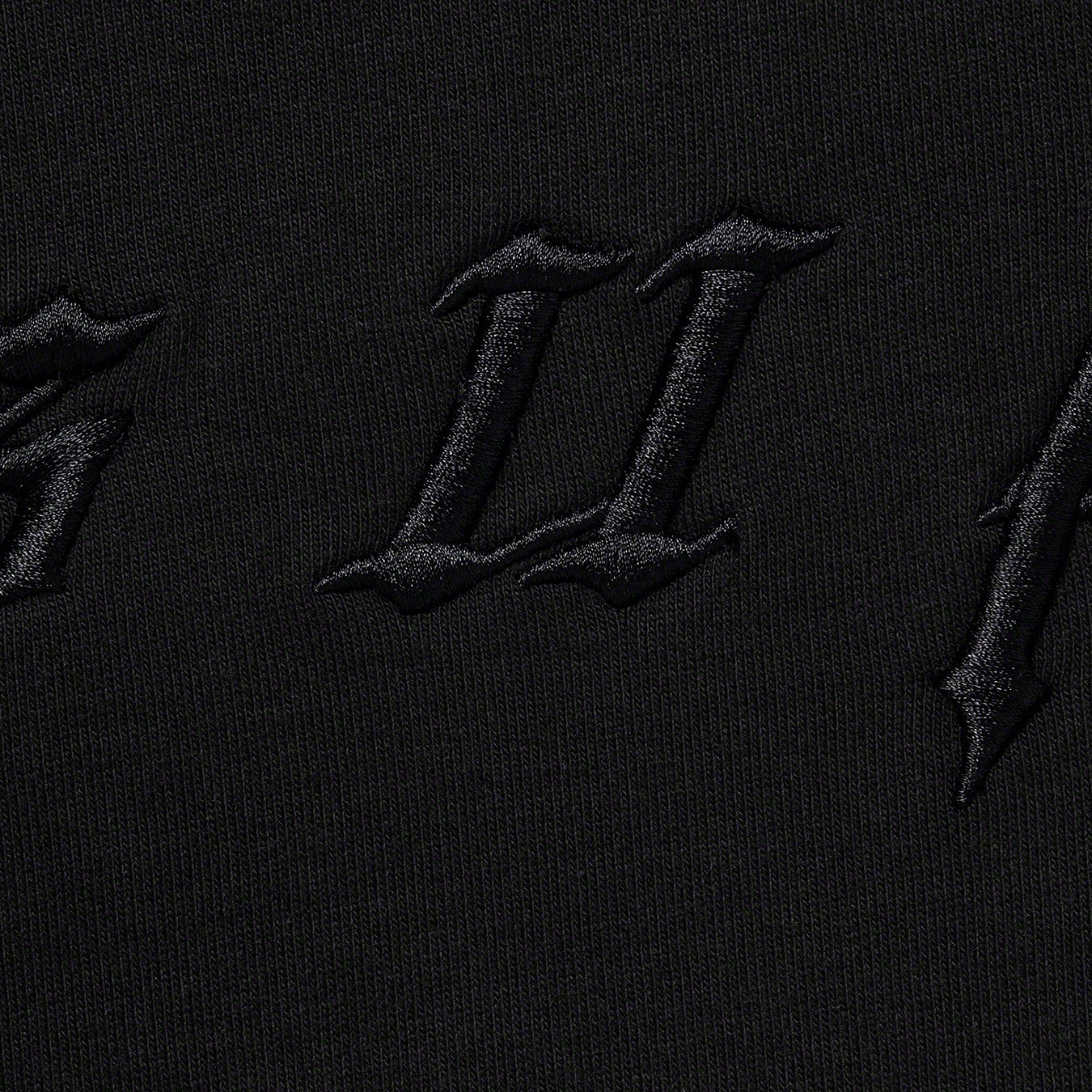 Raised Embroidery Hooded Sweatshirt view 2